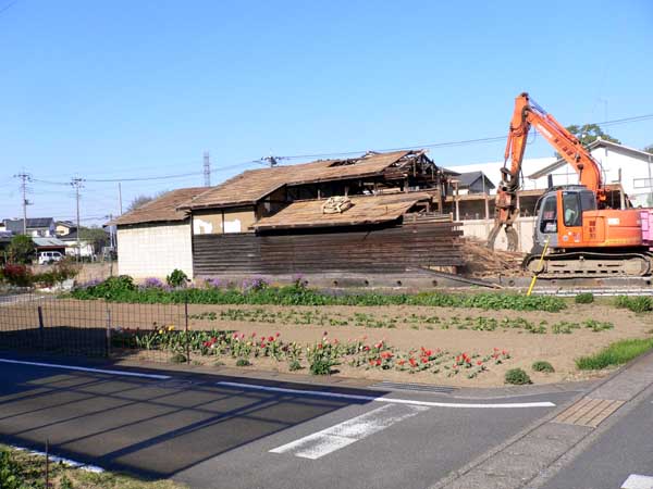 解体工事風景